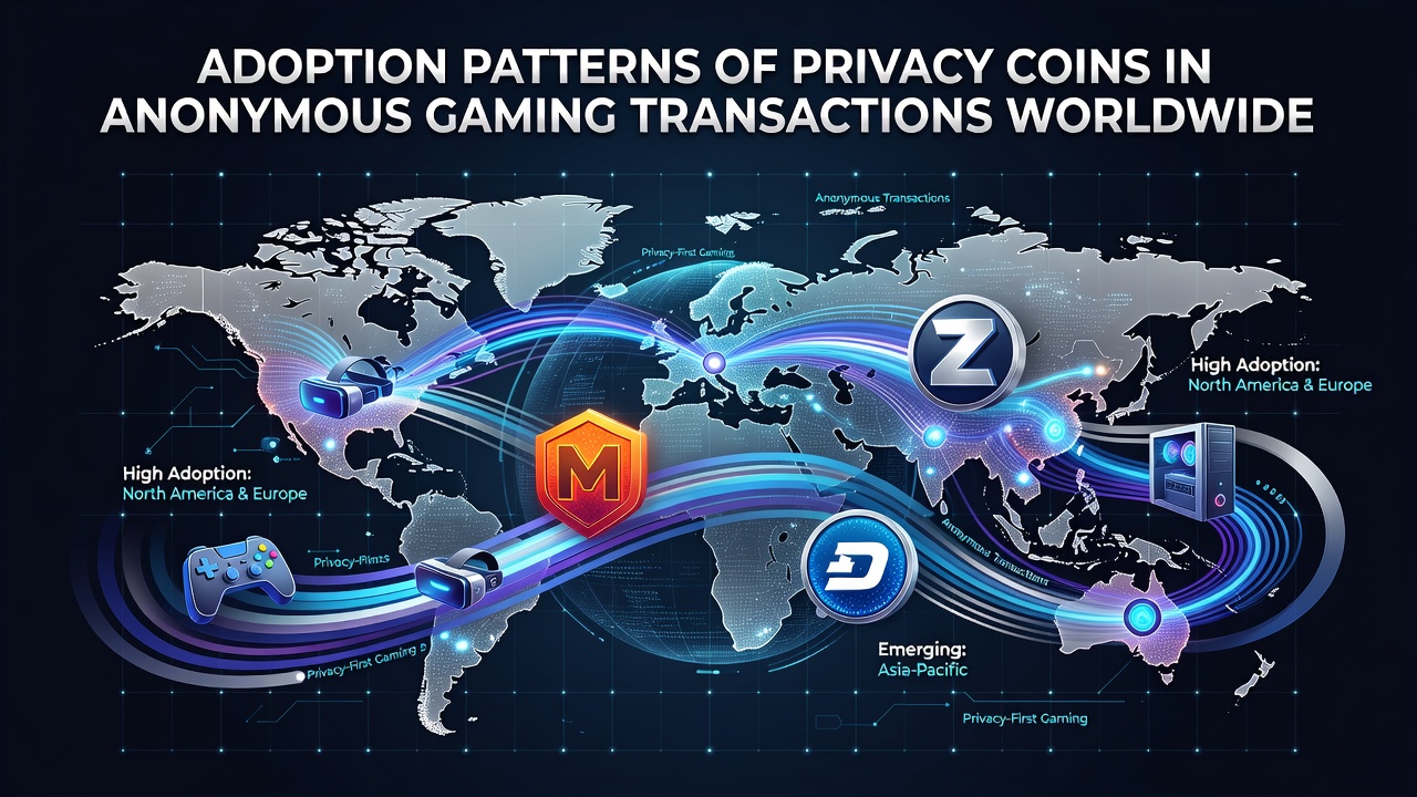 Globale Verbreitung von Privacy Coins in Gaming-Transaktionen