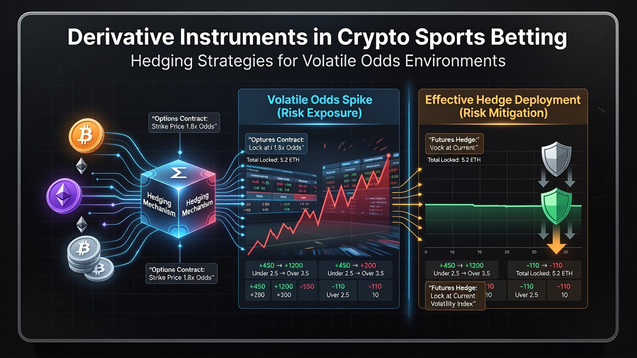 Darstellung von Hedging-Strategien und volatilen Quoten in Krypto-Wetten