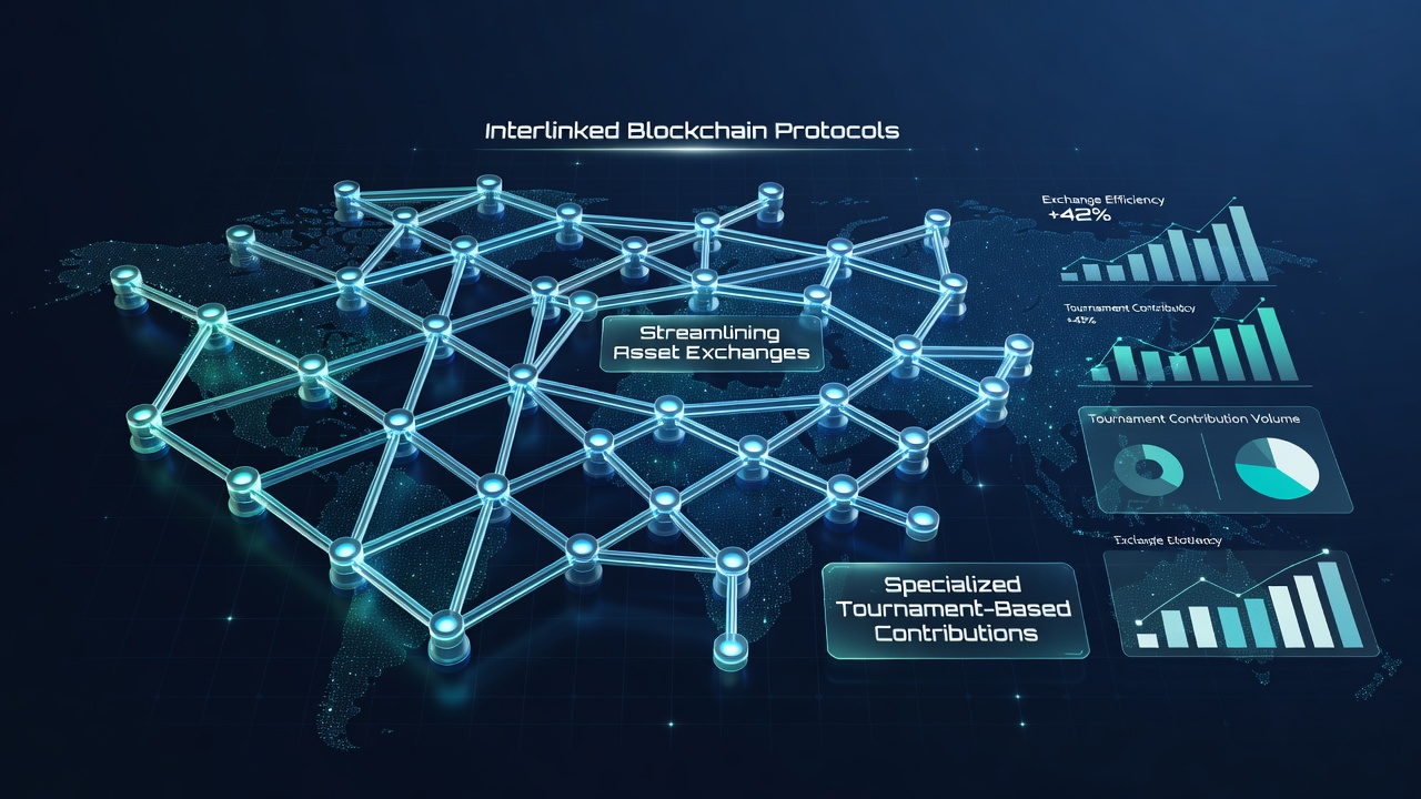 Darstellung von Cross-Chain-Asset-Swaps in Echtzeit bei Turnierverträgen
