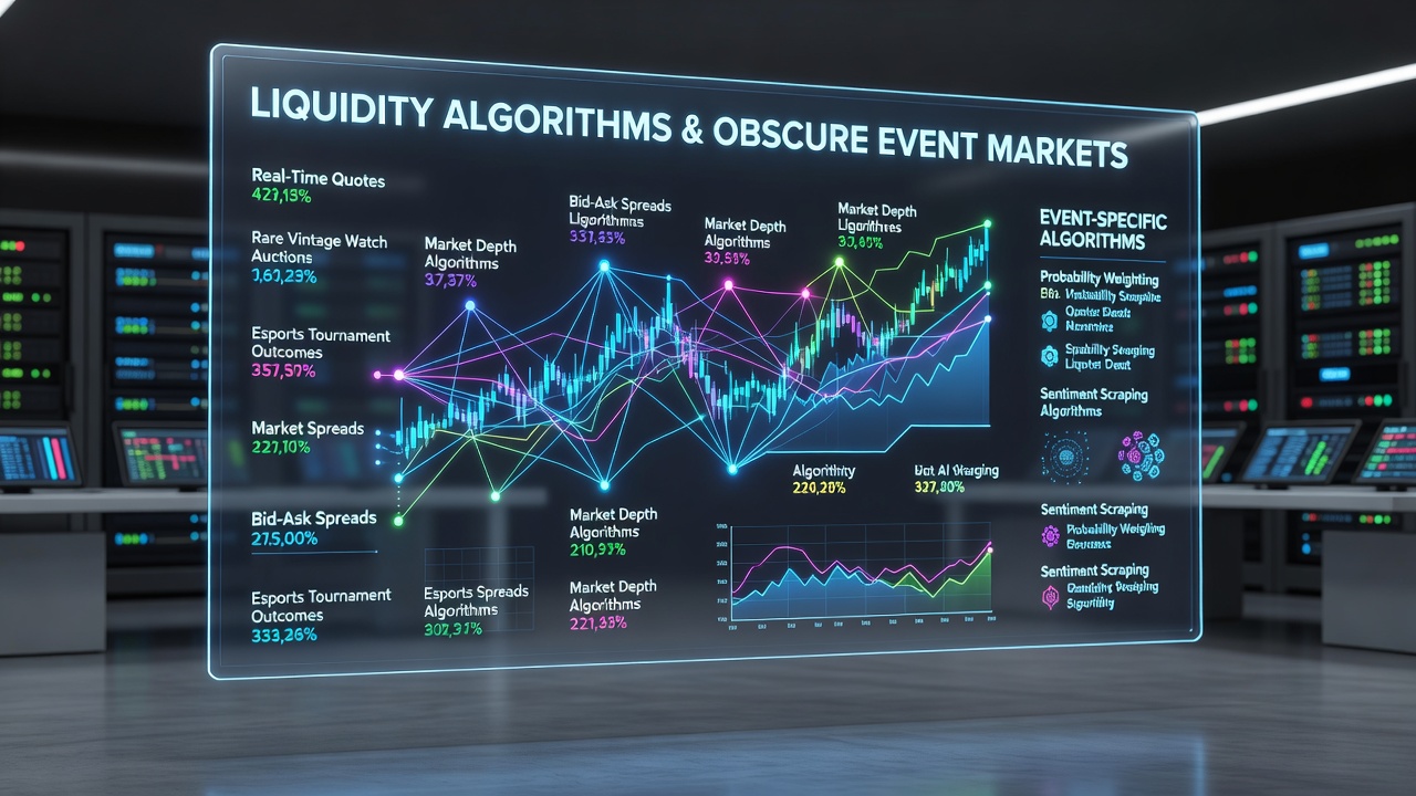 Visualisierung von Echtzeit-Quotenverschiebungen durch algorithmische Liquiditätssteuerung