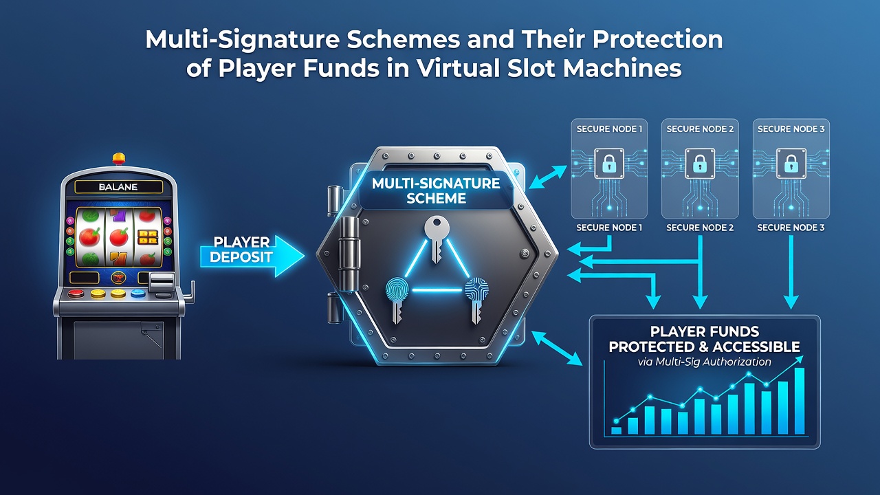 Darstellung der Absicherung von Spielerfondsmitteln durch Multi-Signatur in digitalen Casinos