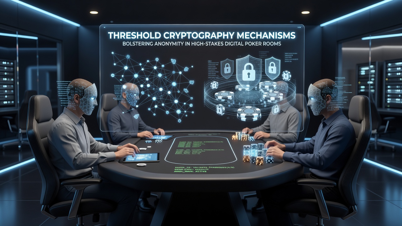 Technische Darstellung von anonymen Poker-Transaktionen mit Threshold-Mechanismen